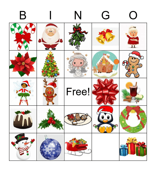 Christmas Bingo Card