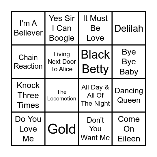 CARD 8 Bingo Card