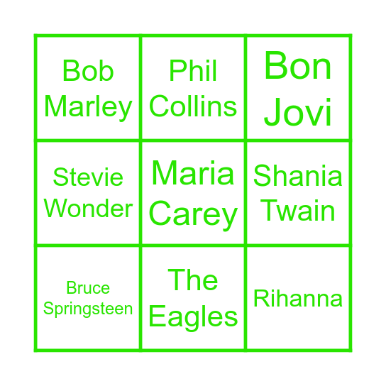 BEST SELLERS 1 Bingo Card