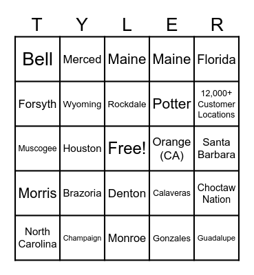 In-Service 2021 Bingo Card