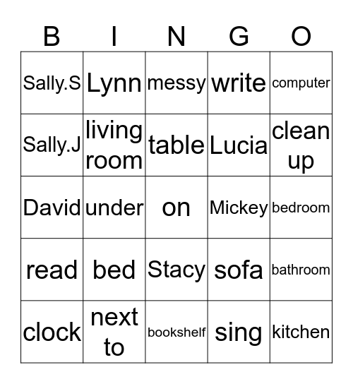 Bison's Bingo! Bingo Card