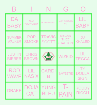 #CAP WeWin! BINGO Card