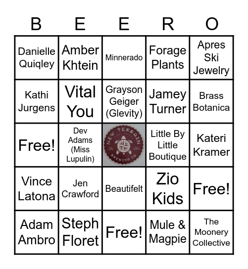 NEW TERRAIN HOLIDAY MARKET Bingo Card