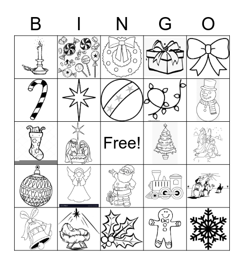 Holiday Bingo Card