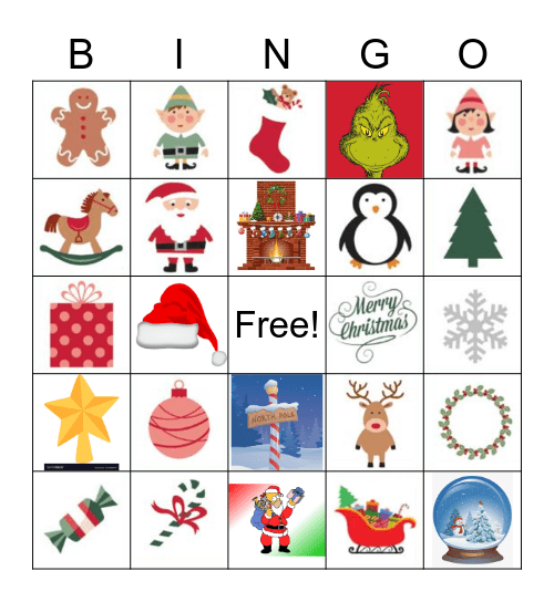 GSC Christmas BINGO Card