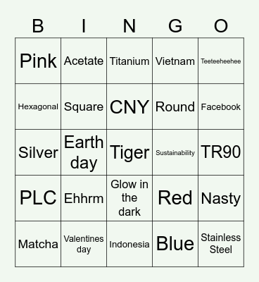 LENSKART BINGO Card