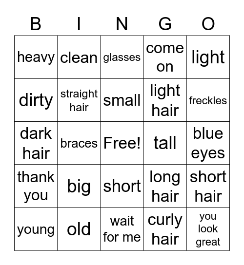 unit 7 and 8 Bingo Card