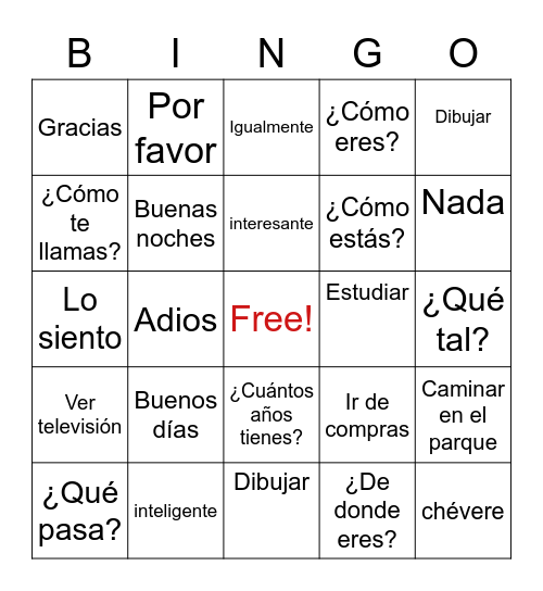 Nicole Wronowski Bingo Card