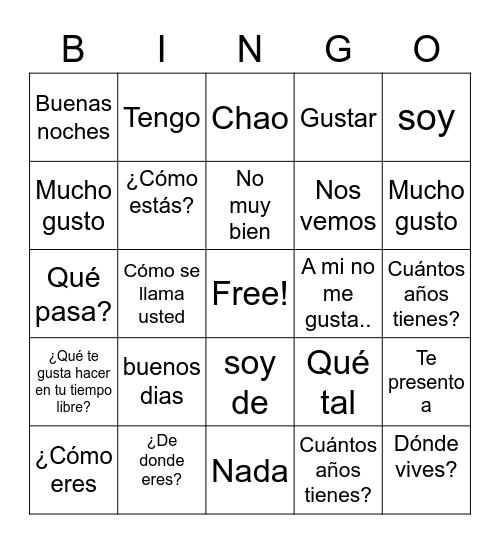 fernando zapata Bingo Card