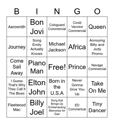 99.9 KGOR Bingo Card