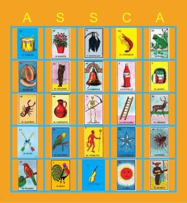 2021 Loteria Bingo Card