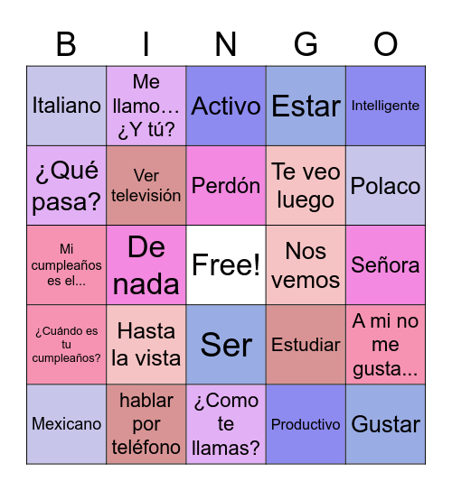 Keilah Sanahon Bingo Card