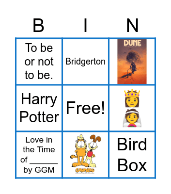 Manila Book Club Bingo Card