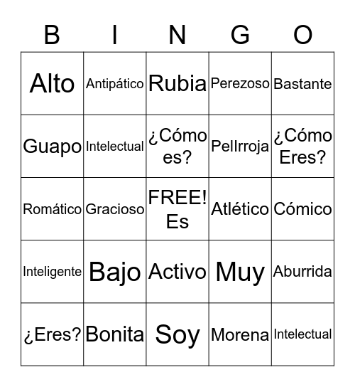 LUCKY GAME WINNER Bingo Card