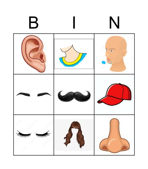 Muka Saya Bingo Card