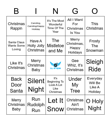 Christmas Times Bingo Card