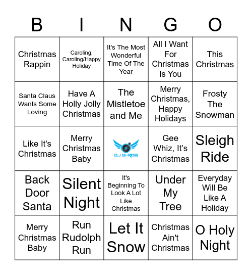 Christmas Times Bingo Card