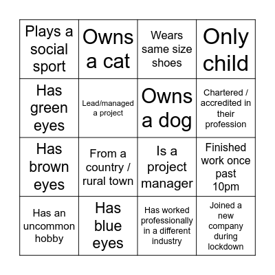 FutureNet Melbourne - Summer Soiree 2021 Bingo Card