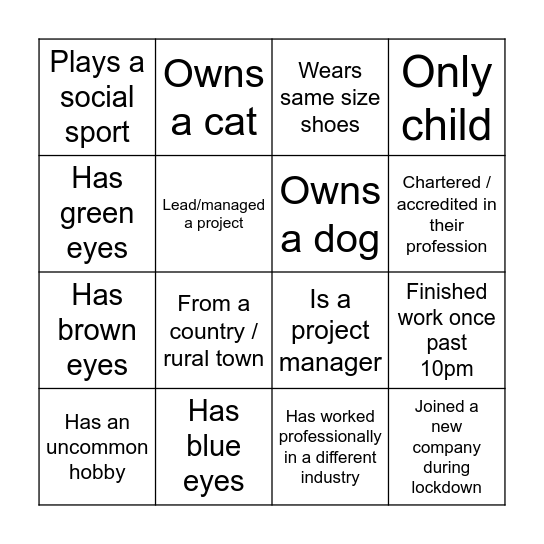 FutureNet Melbourne - Summer Soiree 2021 Bingo Card