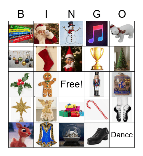 Smith McCarron Christmas BINGO Card