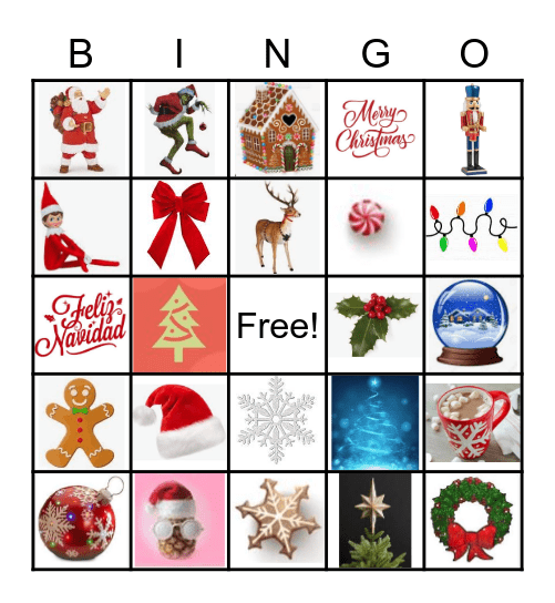 Christmas Bingo Card