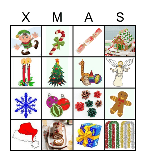 XMAS BINGO Card