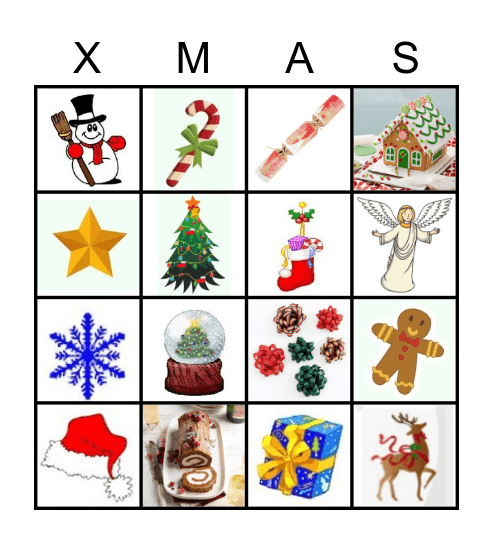 XMAS BINGO Card