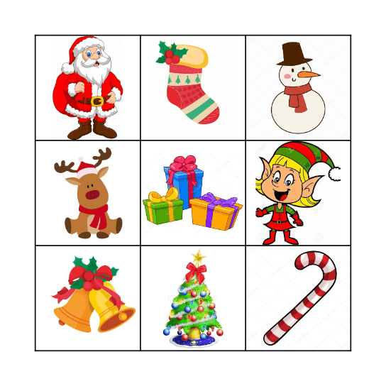 Christmas Bingo Card