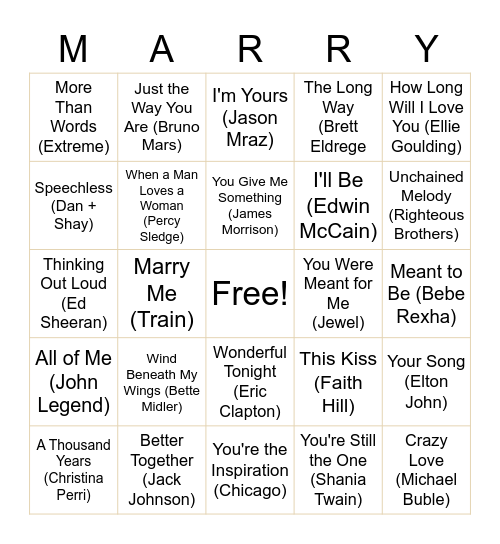 Madison's Bridal Brunch Bingo Card