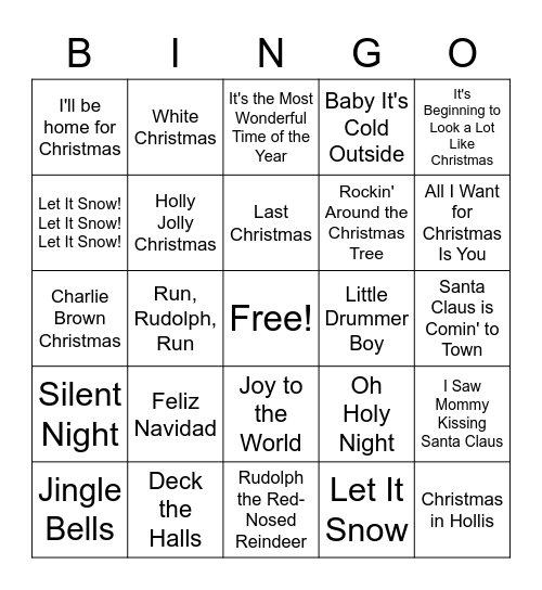 3rd Floor Bingo Music Madness! Bingo Card