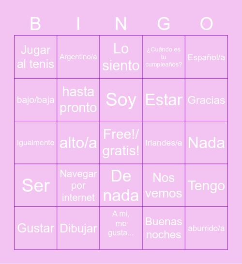 Dhawa Lhamo Bingo Card