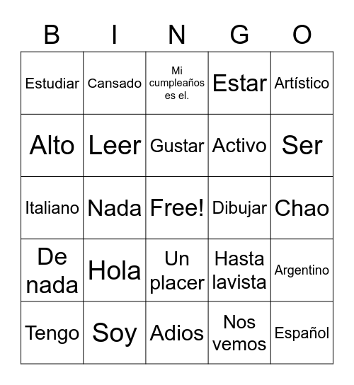 Samiha Azad Bingo Card