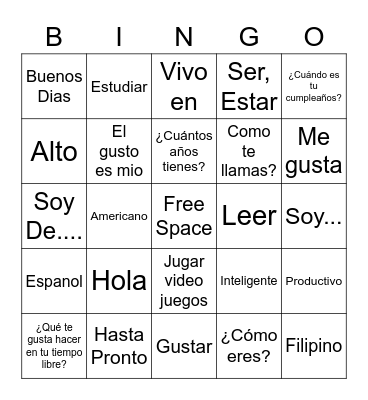 Rohan Jayawardana Bingo Card