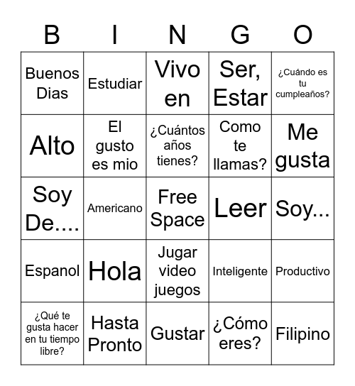 Rohan Jayawardana Bingo Card