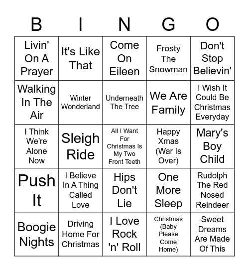 Christmas Bingo 2022 - 2 Bingo Card