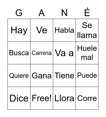 LOTERIA Bingo Card