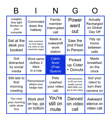 Hybrid Bingo - Google Detroit Bingo Card