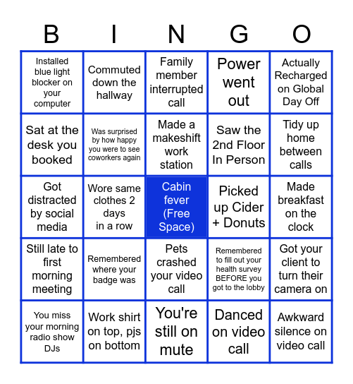 Hybrid Bingo - Google Detroit Bingo Card