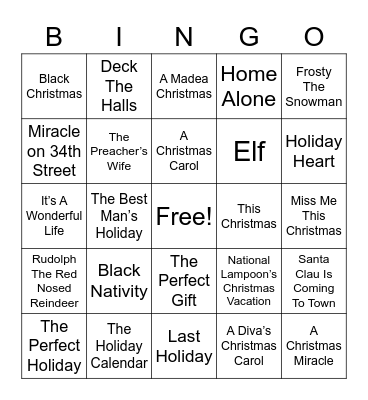 Pittsburgh Links Christmas 🎄 Bingo Card