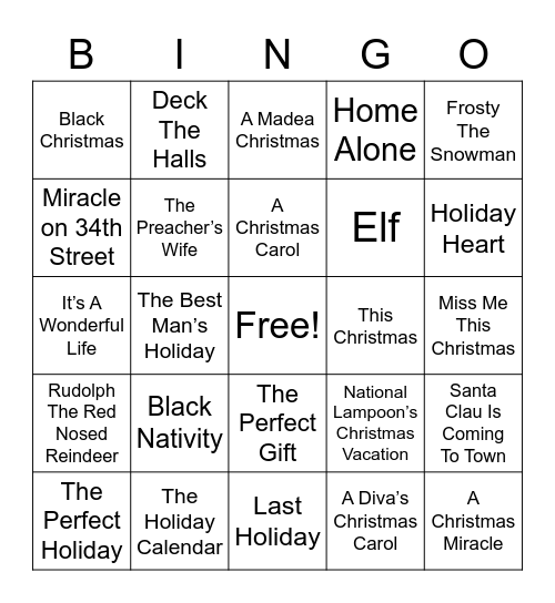 Pittsburgh Links Christmas 🎄 Bingo Card