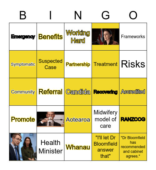 Flucloxacillin Bingo Card