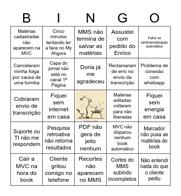 Coisas que já aconteceram comigo Bingo Card