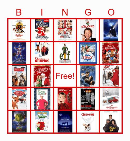 HR/EHS Holiday Bingo Card
