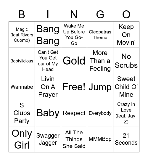 PCI ROCK & ROCK BINGO Card