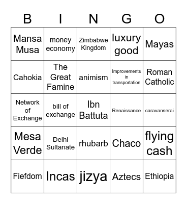 1.3-2.1 Board Bingo Card