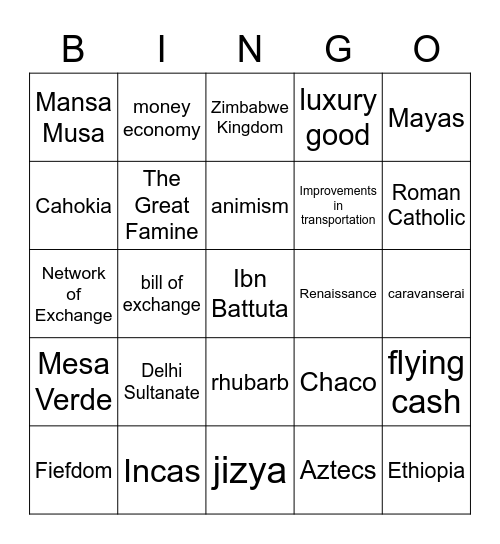 1.3-2.1 Board Bingo Card