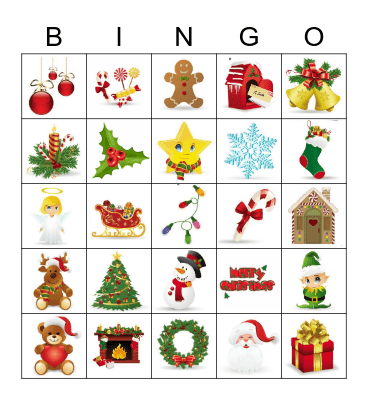 CHRISTMAS Bingo Card