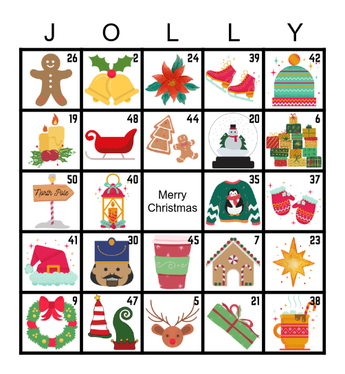 Christmas Bingo Card