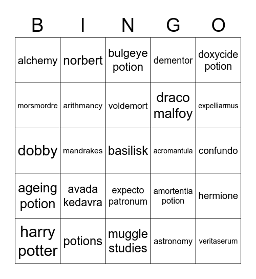 lhyurnjae Bingo Card