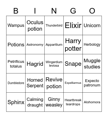 Punya Ceri Bingo Card